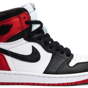 AIR JORDAN 1 RETRO HIGH SATIN BLACK TOE