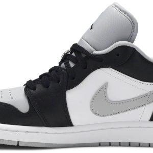 AIR JORDAN 1 LOW BLACK MEDIUM SMOKE GREY