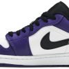 ⁦AIR JORDAN 1 LOW COURT PURPLE WHITE⁩ – תמונה ⁦2⁩