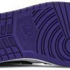 ⁦AIR JORDAN 1 LOW COURT PURPLE WHITE⁩ – תמונה ⁦5⁩