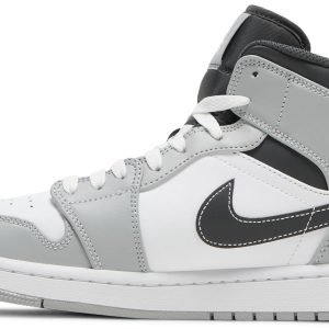 AIR JORDAN 1 MID LIGHT SMOKE GREY ANTHERACITE