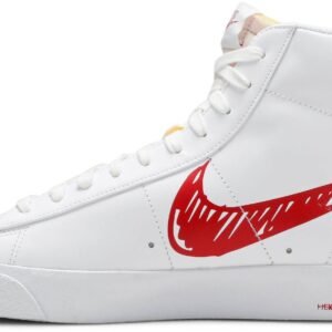 MID SKETCH RED SWOOSH BLAZER