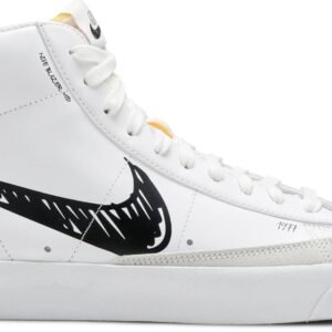 MID SKETCH BLACK SWOOSH BLAZER