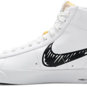 MID SKETCH BLACK SWOOSH BLAZER