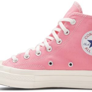 CHUCK TAYLOR ALL-STAR 70S HI COMME DES GARÇONS PLAY BRIGHT PINK‏