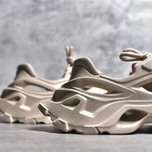 BALENCIAGA  MOLD RUBBER SLIDE SANDALS BEIGE/BEIGE/BEIGE