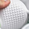 ⁦Adidas PUREBOOST 22 RUNNING SHOES CLOUD WHITE/CLOUD WHITE/BEAM GREEN GZ5175⁩ – תמונה ⁦3⁩