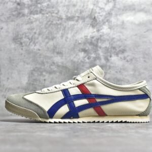ASICS ONITSUKA TIGER JAPAN MEXICO DELUXE BEIGE/DARK BLUE/RED-GREY