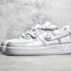 ⁦Nike AIR FORCE 1 LOW 07 WHITE/WHITE/LIGHT GREY CW2288-111⁩ – תמונה ⁦19⁩