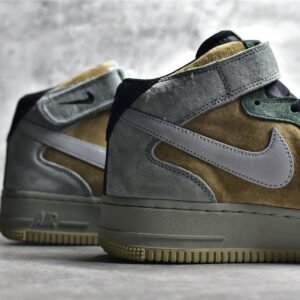 Nike AIR FORCE 1 MID CHRISMAS DARK GREY/DARK GREEN-BLACK CQ5059-118