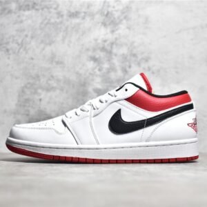 Nike AIR JORDAN 1 LOW WHITE/UNIVERSITY RED/BLACK 553558-118