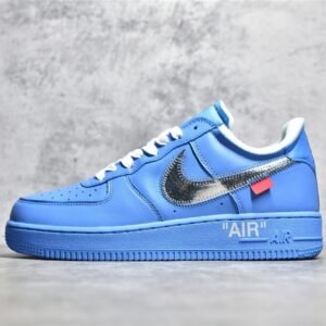 Nike AIR FORCE 1 LOW 07 MCA X OFF-WHITE UNIVERSITY BLUE/WHITE/RED-METALLIC SILVER CI1173-400