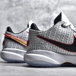 Nike LEBRON 20 THE DEBUT WHITE/METALLIC GOLD/BLACK/UNIVERSITY RED/WOLF GREY DJ5423-100