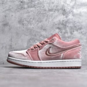 Nike AIR JORDAN 1 LOW SE PINK  VELVET RUST PINK/RUST PINK/WHITE DQ8396-600