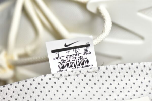 ⁦Nike AIR FEAR OF GOD 1 SAIL/SAIL/BLACK AR4237-100⁩ – תמונה ⁦5⁩