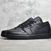 ⁦Nike AIR JORDAN 1 LOW 2022 BLACK/BLACK/BLACK 553558-093⁩ – תמונה ⁦9⁩