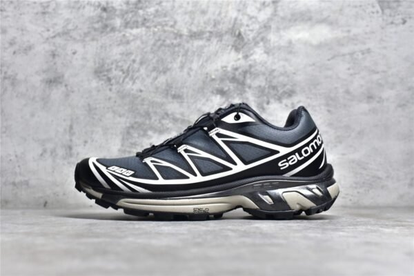 SALOMON XT-6 RUNNING SHOES GREY/BLACK/WHITE