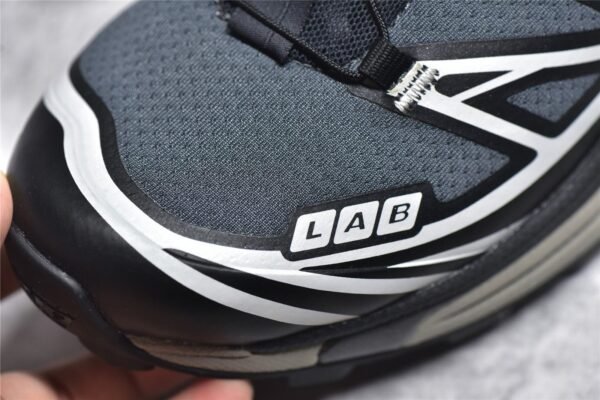 ⁦SALOMON XT-6 RUNNING SHOES GREY/BLACK/WHITE⁩ – תמונה ⁦10⁩