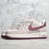⁦Nike AKIRA X AIR FORCE 1 LOW 07 BORDEAUX RED/WHITE KT0036-088⁩ – תמונה ⁦18⁩
