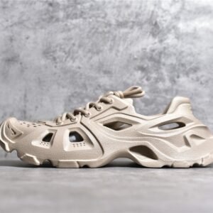BALENCIAGA  MOLD RUBBER SLIDE SANDALS BEIGE/BEIGE/BEIGE