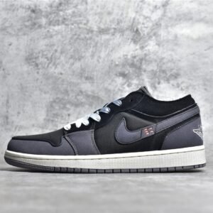 Nike AIR JORDAN 1 LOW SE CRAFT INSIDE OUT BLACK/LIGHT GRAPHITE/SAIL/CEMENT GREY DN1635-001