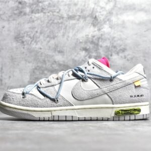 Nike OFF-WHITE X SB DUNK LOW LOT 38 OF 50 SAIL/NEUTRAL GREY/PSYCHIC BLUE DJ0950-113