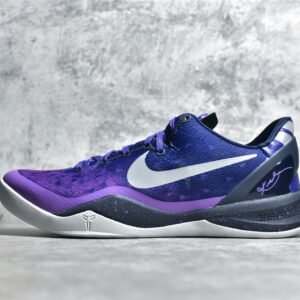 Nike KOBE 8 SYSTEM PLAYOFF COURT PURPLE/PURE PLATINUM-BLACKENED BLUE 555035-500