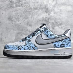 Nike AIR FORCE 1 LOW 07 SMURFS GREY/SKY BLUE/BLACK ZG0088-822