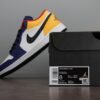 ⁦אייר ג'ורדן 1 נמוכה 'לבן עמוק עם כחול מלכותי' - Air Jordan 1 Low 'White Deep Royal Blue'⁩ – תמונה ⁦7⁩