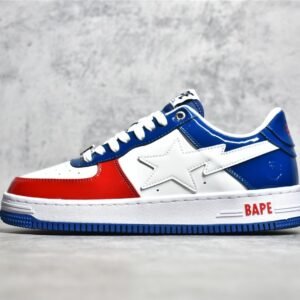 BAPE STA TO LOW DARK BLUE/WHITE/RED