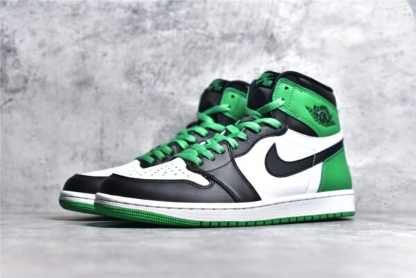 ⁦Nike AIR JORDAN 1 RETRO HIGH OG BLACK/LUCKY GREEN/WHITE DZ5485-031⁩ – תמונה ⁦18⁩