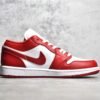 ⁦Nike AIR JORDAN 1 LOW GYM RED/WHITE/WHITE 553558-611⁩ – תמונה ⁦17⁩