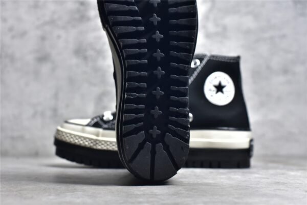 ⁦CONVERSE CHUCK TAYLOR ALL-STAR 70S TREK HIGH BLACK/BLACK/EGRET 171015C⁩ – תמונה ⁦12⁩