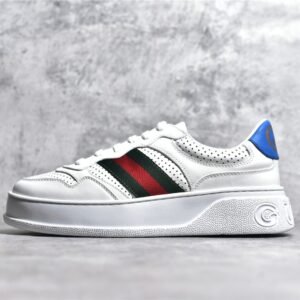 GUCCI SCREENER GG SNEAKER WHITE/DARK GREEN/RED-BLUE