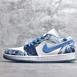 Nike AIR JORDAN 1 LOW GS WHITE/DUTCH BLUE/WHITE DM8947-100