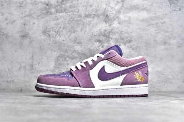 Nike AIR JORDAN 1 LOW INTERNATIONAL WOMEN'S DAY AMETHYST WAVE/CANYON PURPLE/OLIVE AURA DR8057-500