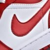 ⁦Nike AIR JORDAN 1 LOW GYM RED/WHITE/WHITE 553558-611⁩ – תמונה ⁦9⁩