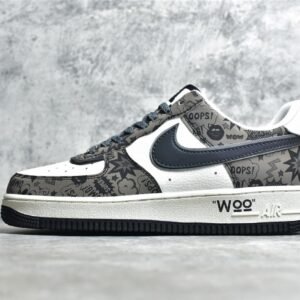 Nike AIR FORCE 1 LOW 07 HACKER WHITE/BLACK/DARK GREY ZG0088-811