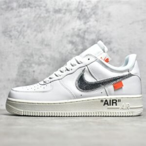 Nike AIR FORCE 1 LOW 07 COMPLEXCON EXCLUSIVE X OFF-WHITE WHITE/METALLIC SILVER-SAIL AO4297-100