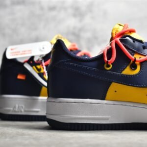 Nike AIR FORCE 1 LOW DARK BLUE/YELLOW/ORANGE-WHITE CV1724-116