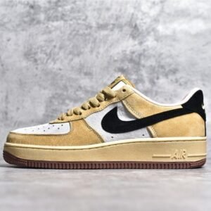 Nike AIR FORCE 1 LOW 07 DESERT YELLOW/BLACK/GREY DE0099-004