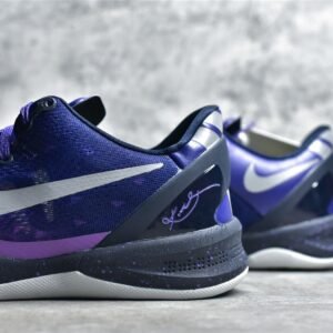 Nike KOBE 8 SYSTEM PLAYOFF COURT PURPLE/PURE PLATINUM-BLACKENED BLUE 555035-500