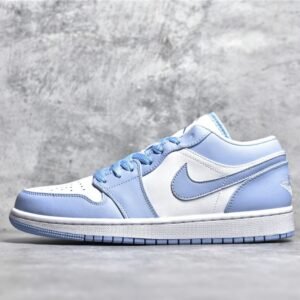 Nike AIR JORDAN 1 LOW WHITE/ICE BLUE/ICE BLUE DC0774-141