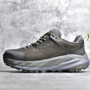 HOKA ONE ONE M KSY KAHA GTX LOW SNEAKERS DARK BROWN/GREY
