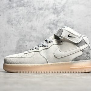 Nike AIR FORCE 1 MID 07 X REIGNING CHAMP WHITE/LIGHT GREY/BLACK 807618-300