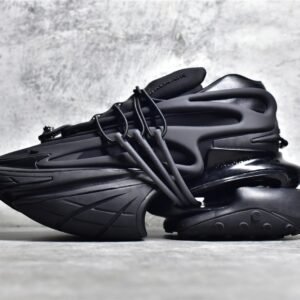 BALMAIN UNICORN LOW SNEAKERS BLACK/BLACK/BLACK