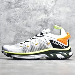 SALOMON XT-RUSH RUNNING SHOES WHITE/BLACK/ORANGE