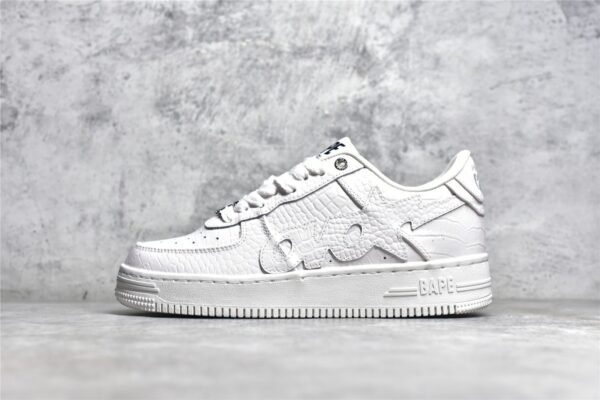OVO X BAPE STA LOW SNEAKERS WHITE/WHITE/WHITE
