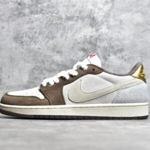 Nike AIR JORDAN 1 RETRO LOW OG YEAR OF THE RABBIT PALOMINO/METALLIC GOLD DV1312-200