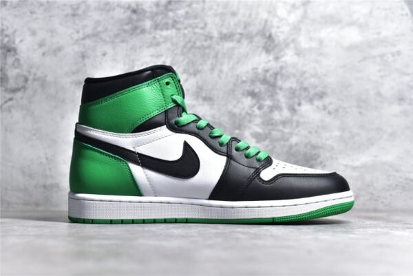 ⁦Nike AIR JORDAN 1 RETRO HIGH OG BLACK/LUCKY GREEN/WHITE DZ5485-031⁩ – תמונה ⁦17⁩